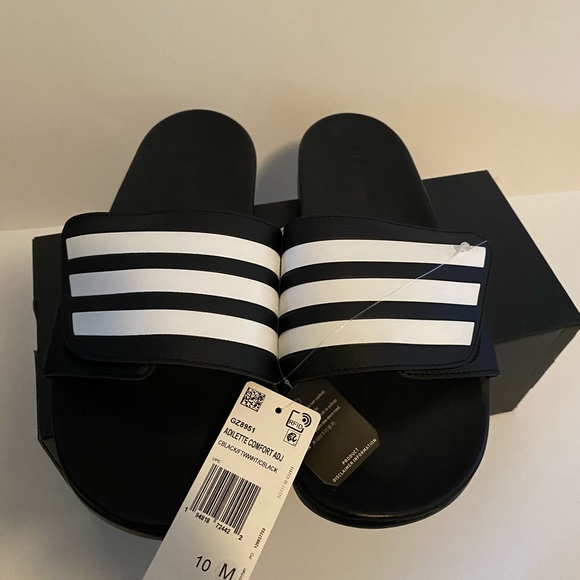 Adidas Adillette Comfort Slides M10/W11 - Picture 5 of 6